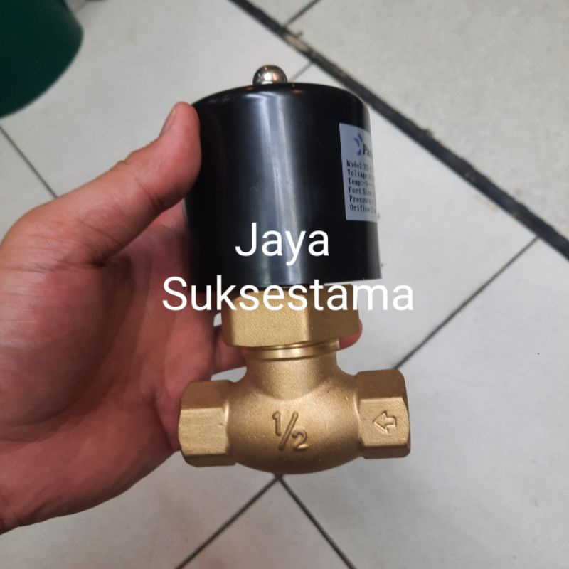 Jual Selenoid Valve Kuningan Drat Inch For Steam Solenoid Shopee