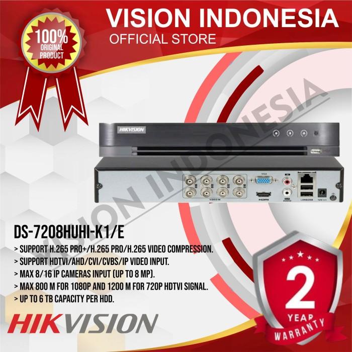 Jual Dvr Turbo Hikvision Ch Mp Real Time Ds Huhi K E