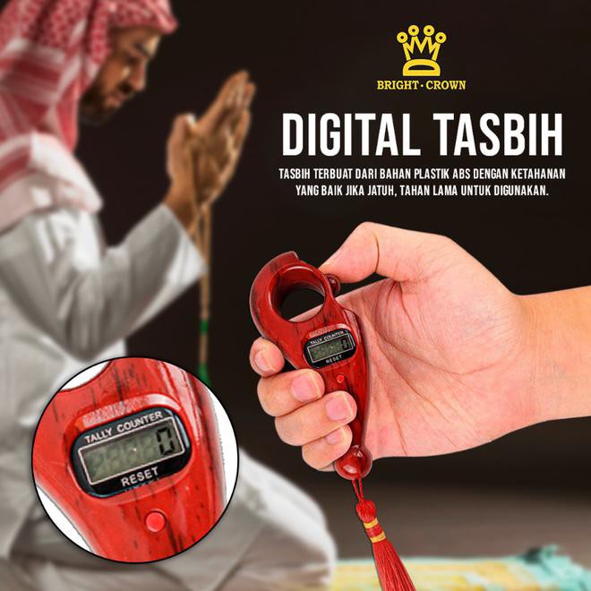 Jual Muslim Tasbih Digital Kayu Manik Alat Hitung Digital Tasbih