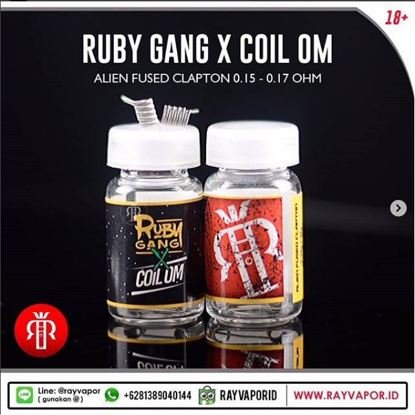 Jual Coil Om X Ruby Gang Alien Fused Clapton Shopee Indonesia