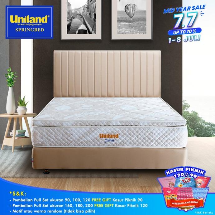 Jual New Furniture Uniland Springbed Scania Pillowtop Kasur Spring