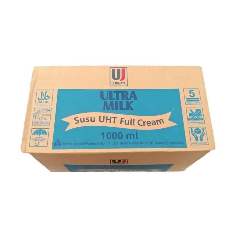 Jual Susu Ultra Milk Uht Ml Liter Full Cream Coklat