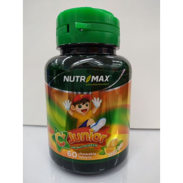 Jual NUTRIMAX C JUNIOR WITH PHYTOGREEN 60 TABLET KUNYAH Shopee Indonesia