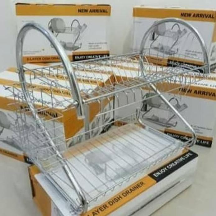 Jual RAK PIRING STAINLESS NEW ARRIVAL Shopee Indonesia