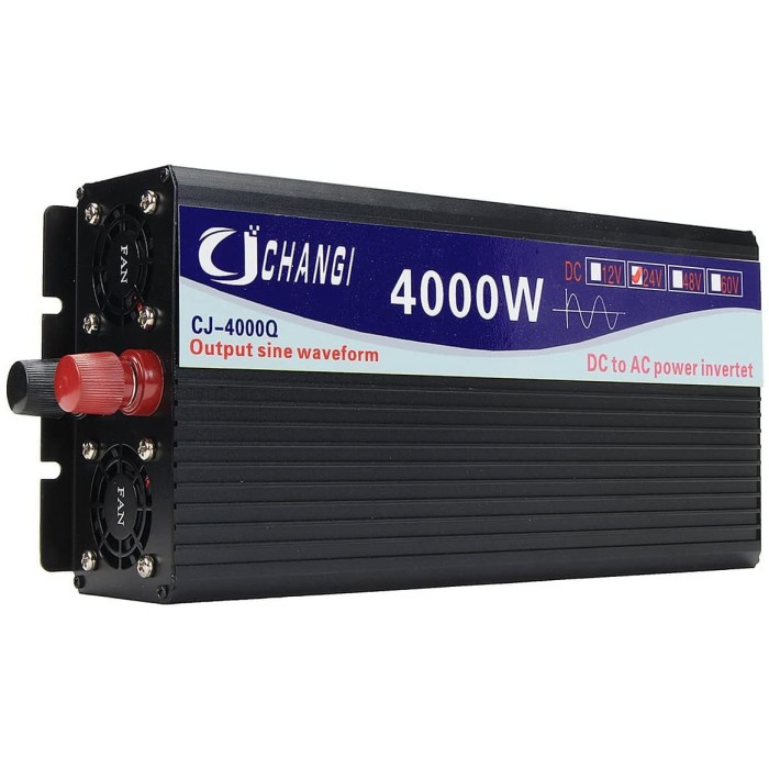 Jual Inverter Pure Sine Wave PSW 4000W 12V 24V To 4000W Real PSW