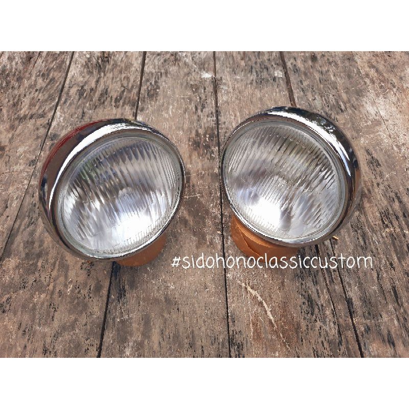 Jual Lampu Depan Honda CB CB100 Full Besi Pres Shopee Indonesia