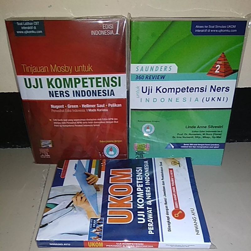 Jual Paket 3 Buku UKNI Ners Tinjauan Uji Kompetensi Ners Dan UKOM