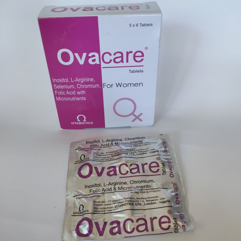 Jual OLIGOCARE OVACARE VITAMIN SUAMI ISTRI KESUBURAN PRIA WANITA STRIP