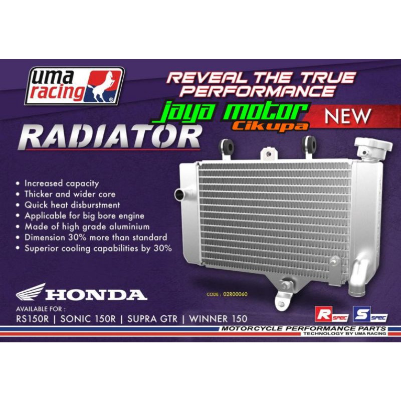 Jual Radiator Uma Racing Mx King Y15ZR Mx New Lc5s Sonic GTR 150