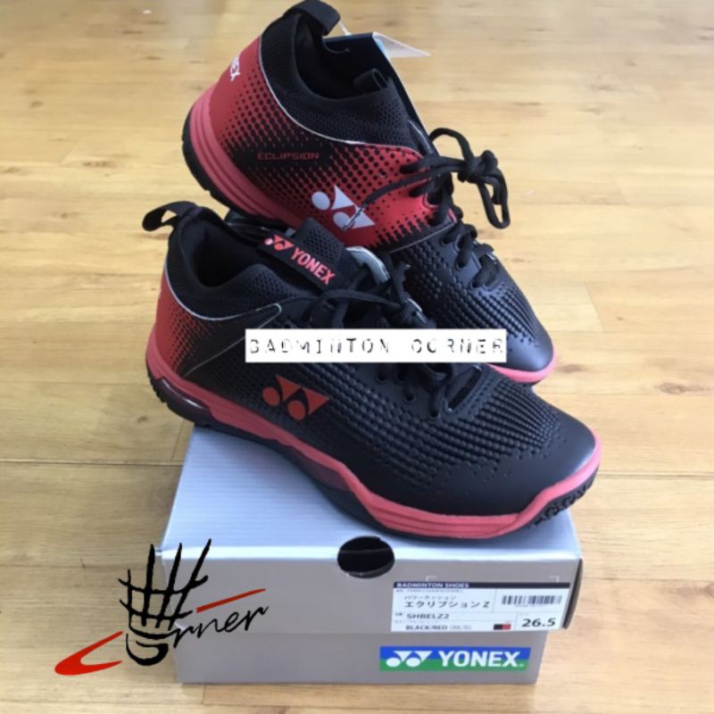 Jual Sepatu Badminton Yonex SHB Eclipsion Z2 Z 2 Black Red Original