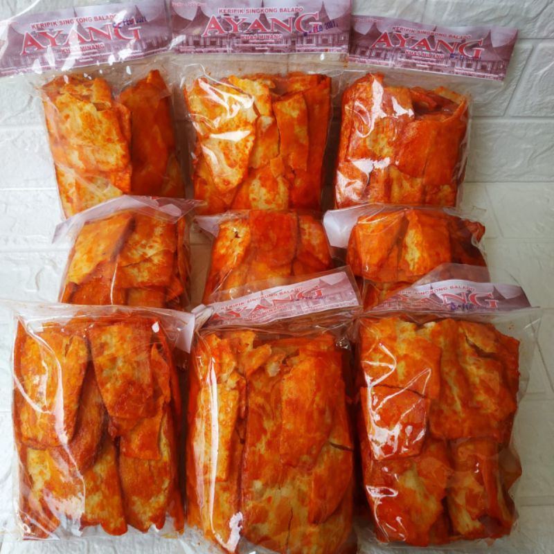 Jual KERIPIK SANJAY SANJAI PADANG 200GR Shopee Indonesia