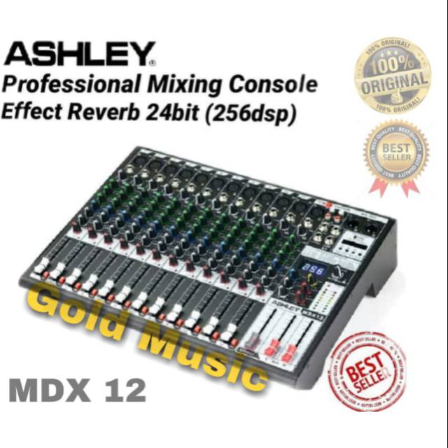 Jual Mixer Ashley Mdx Original Channel Effect Reverb Bit