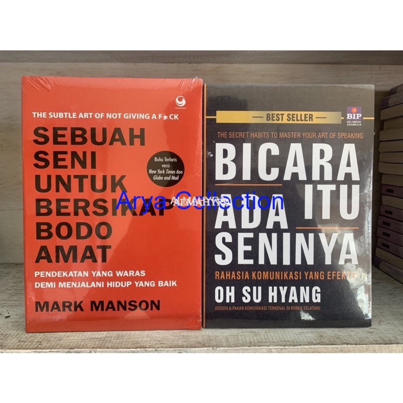 Jual Paket Buku Sebuah Seni Untuk Bersikap Bodo Amat Bicara Itu Ada