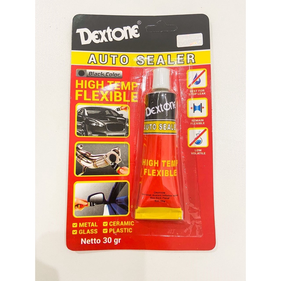 Jual DEXTONE AUTO SEALER LEM AUTO SILICONE AUTOMOTIF 30 70 GR Warna