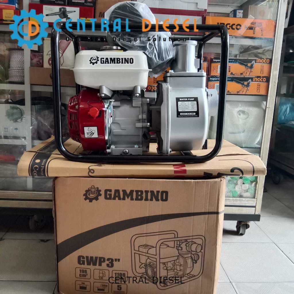 Jual Waterpump Mesin Pompa Air Bensin Mesin Irigasi Sawah Gambino Gwp