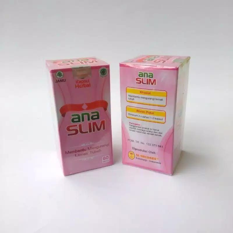 Jual Pelangsing Lemak Kapsul Herbal Ana Slim 60 Kapsul Shopee Indonesia