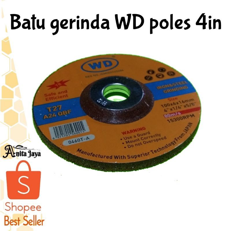 Jual Batu Gerinda Poles WD Batu Gurinda Tebal Shopee Indonesia