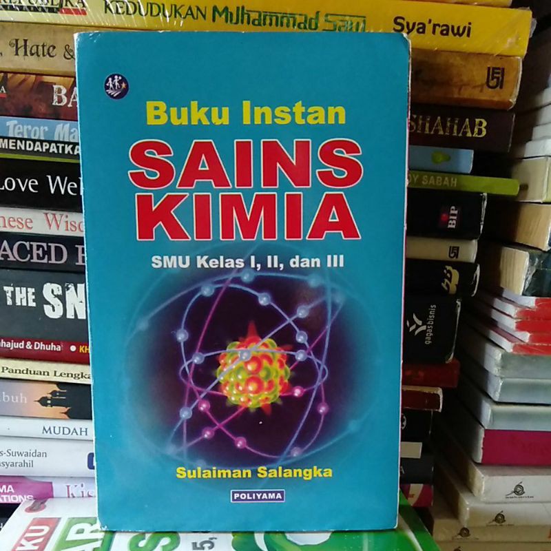 Jual Buku Instan Sains Kimia SMU Kelas I II Dan III Sulaiman Salngka