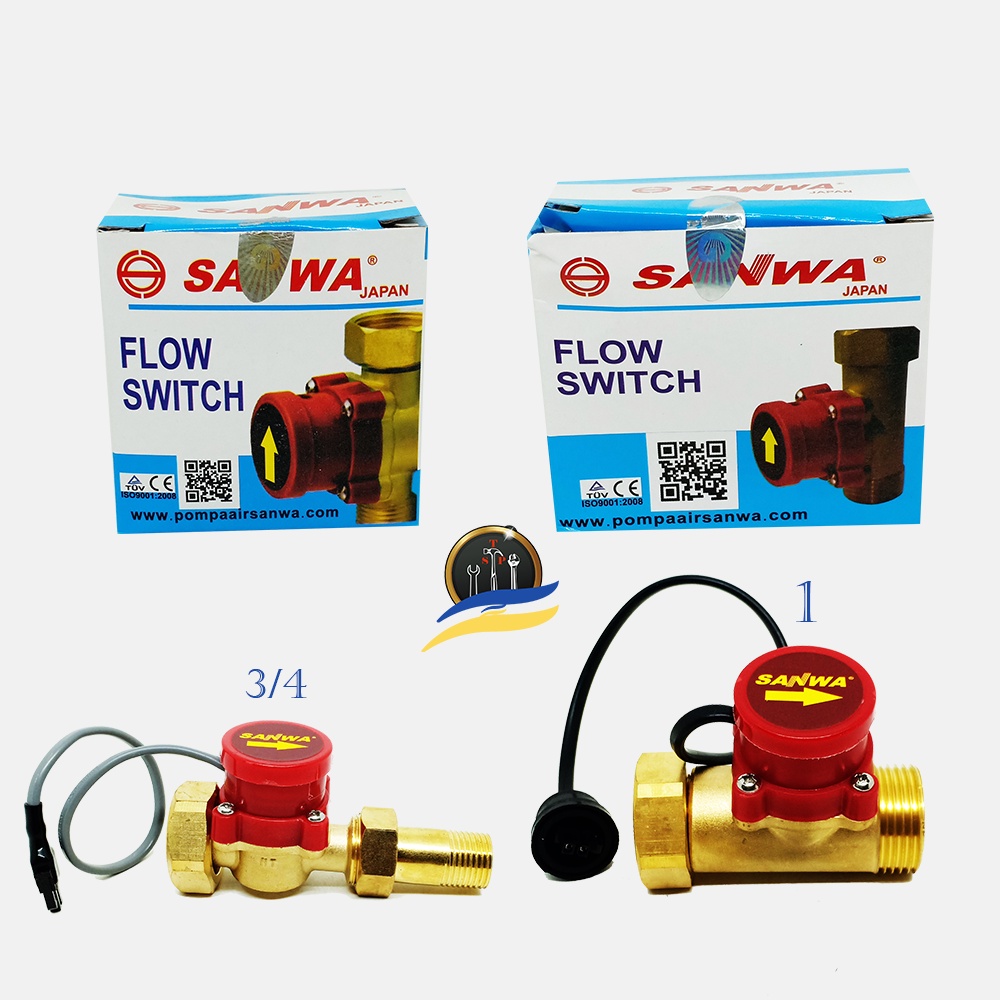 Jual Flow Switch Otomatis Pompa Air Dorong Booster Water Ukuran