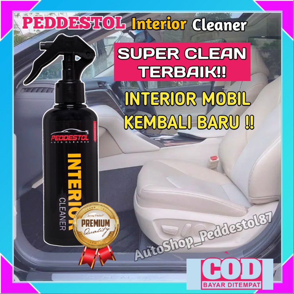 Jual Pembersih Cleaner Interior Mobil Plafon Jok Kulit Bludru Dashboard