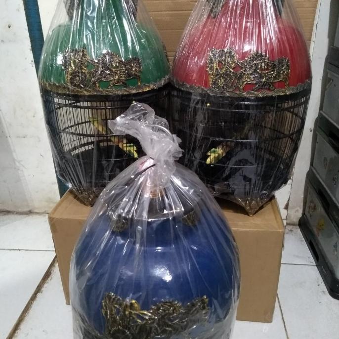 Jual Kandang Sangkar Burung Perkutut Kereta Fiber Grab Gojek Shopee