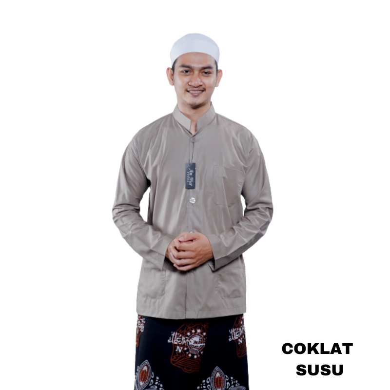 Jual Baju Koko Polos Habib Habaib Lengan Panjang An Nur Shopee Indonesia