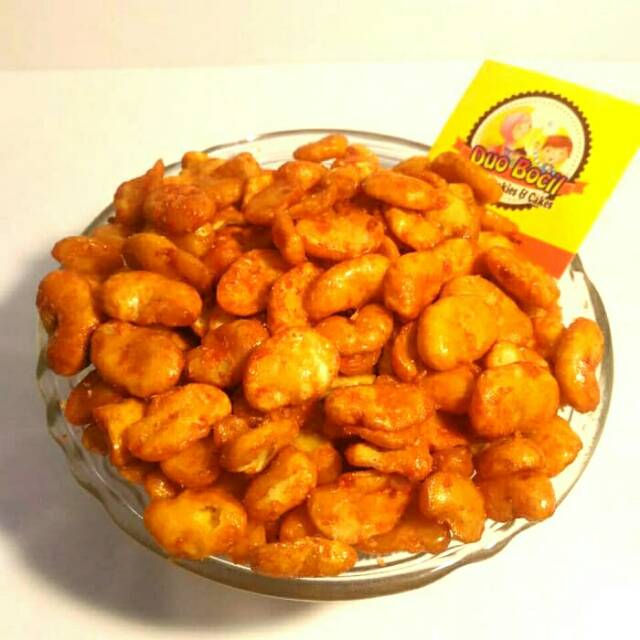 Jual Kacang Koro Balado Kupas 100 Gram Duo Bocil Snack Shopee Indonesia