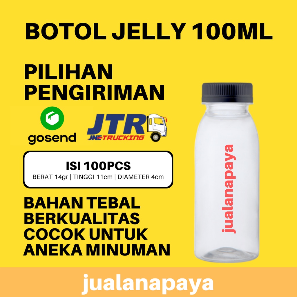 Jual Pcs Botol Plastik Jelly Ml Shopee Indonesia