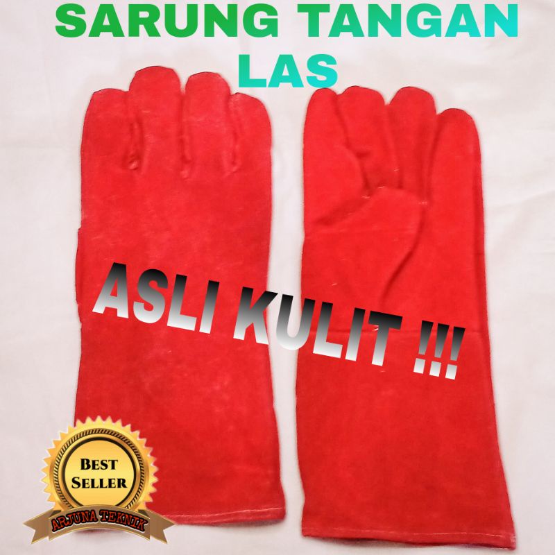 Jual Sarung Tangan Las Anti Panas Kulit Asli Tahan Panas Las Listrik