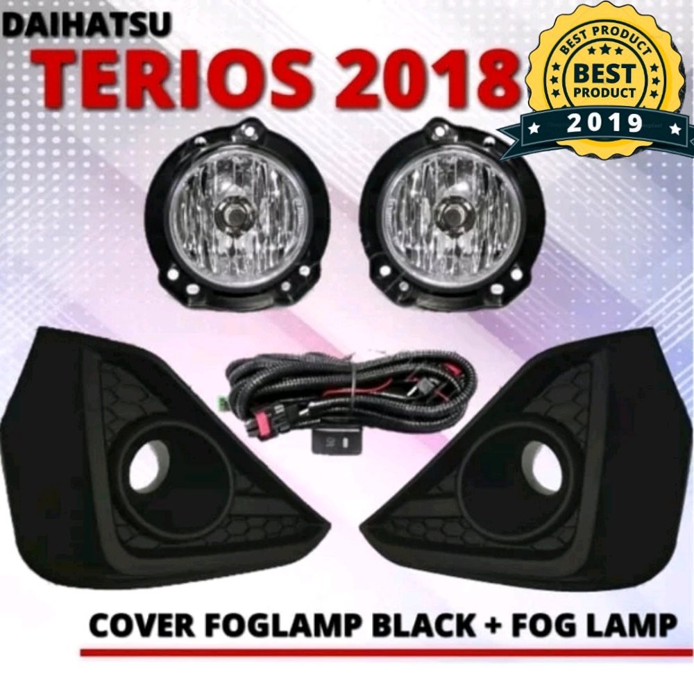 Jual Foglamp All New Terios Kaca Paket Ring Foglamp Trd Hitam