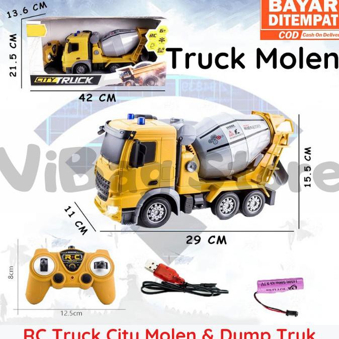 Jual Promo Awal Tahun RC Truck Besar Dump Truk Dan Truk Molen Besar