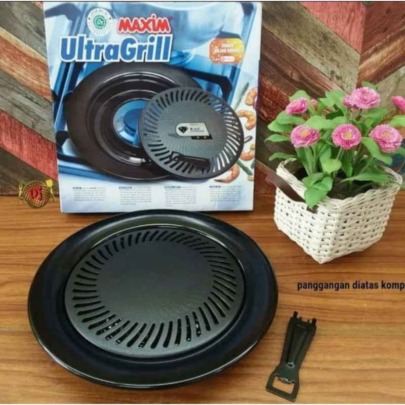 Jual Grill Pan Bbq Ultra Grill Panggangan Teflon Anti Karat Shopee