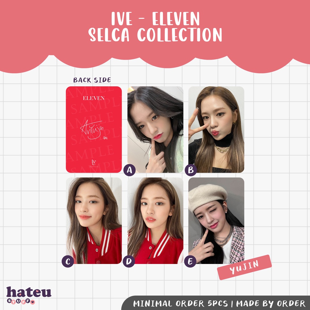 Jual Ive Unofficial Photocard Eleven Selca Collection Shopee Indonesia