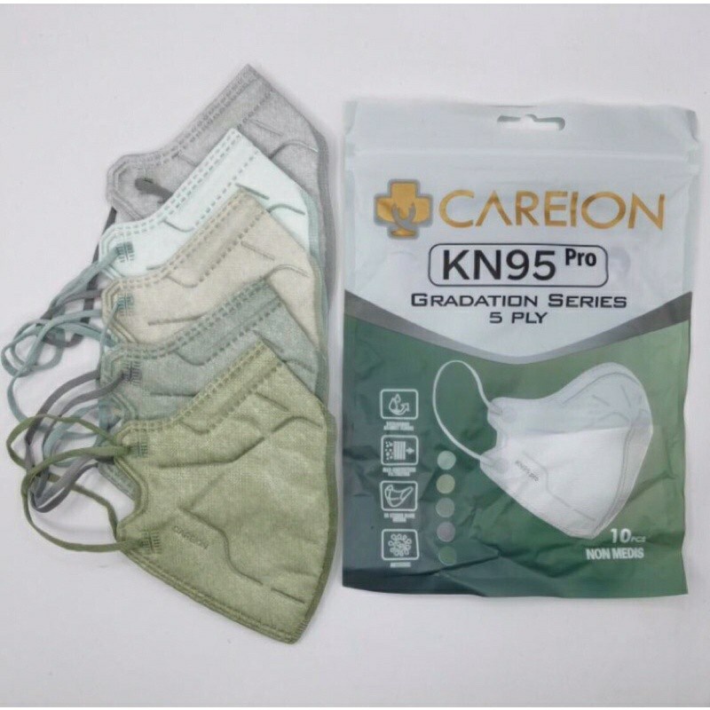 Jual Kn Masker Careion Pro Gradation Series Isi Pack Shopee