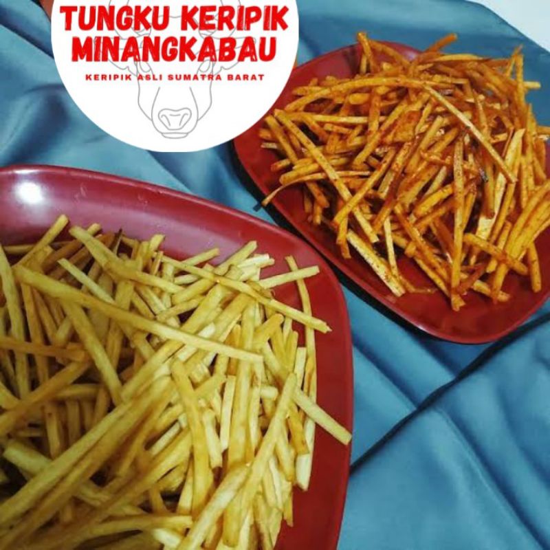 Jual Sanjai Lidi Balado Sanjai Lidi Bumbu Kuning Keripik Singkong Oleh