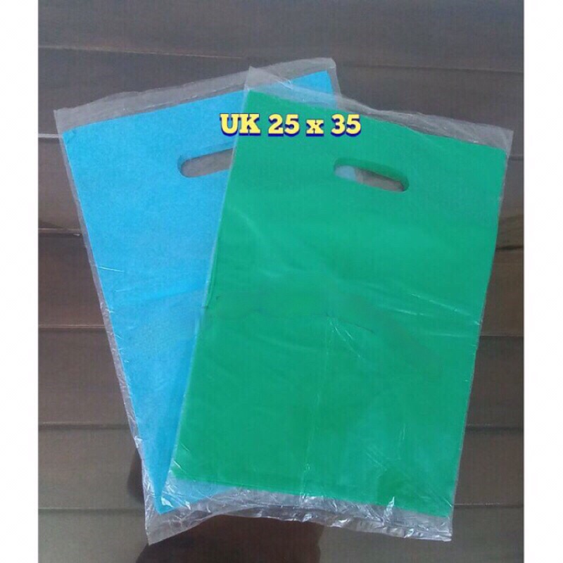 Jual Plastik Plong Kresek Plong Online Shop Motif Warna Ukuran Sedang