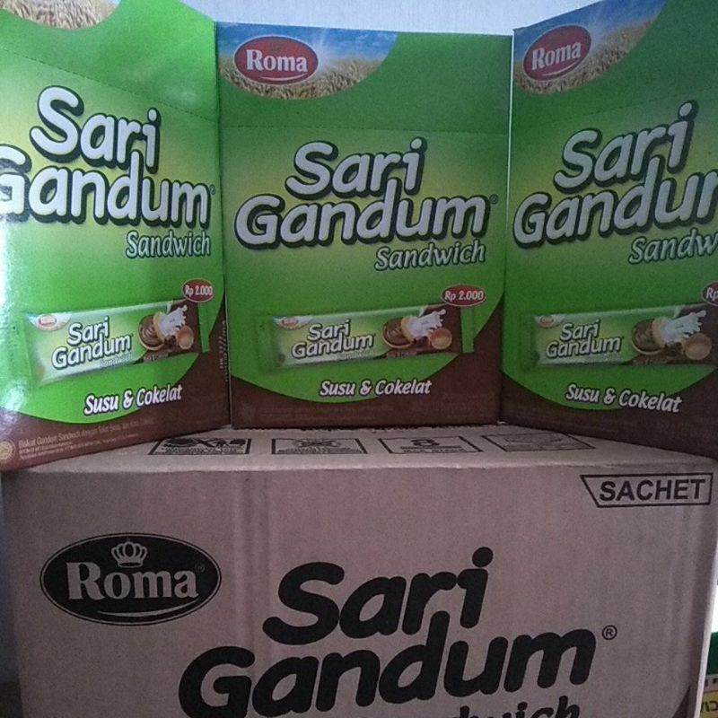 Jual Roma Sari Gandum Susu Coklat Shopee Indonesia