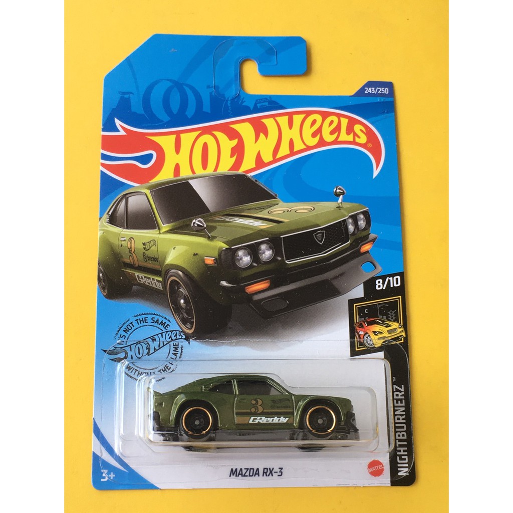 Jual HOT WHEELS HOTWHEELS MAZDA RX HIJAU NIGHTBURNERZ LOT P