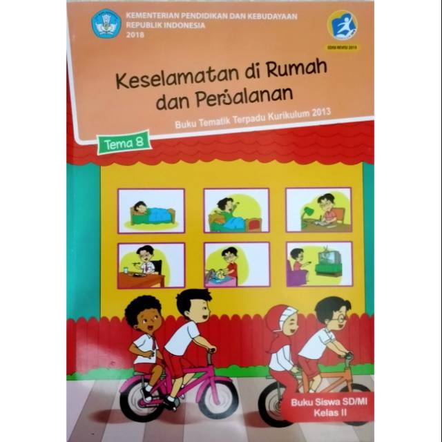 Jual Buku Tematik SD Kelas 2 Tema 8 Keselamatan Di Rumah Dan Perjalanan