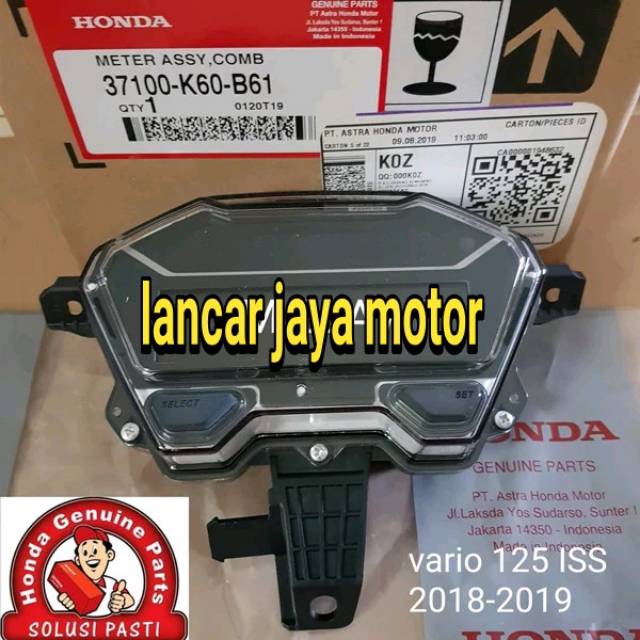 Jual SPEEDOMETER SPIDOMETER METER ASSY NEW VARIO 125 ISS 2018 2019