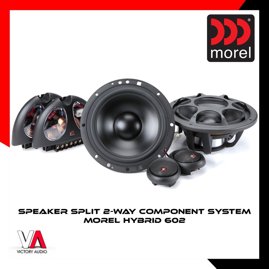 Jual Speaker Split 2 Way Component System MOREL HYBRID 602 6 5 Inch Mid