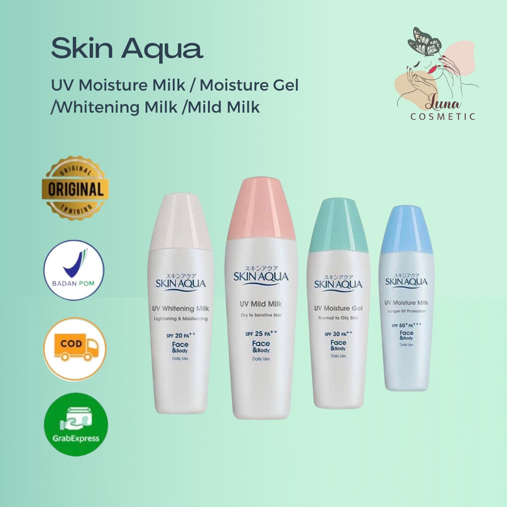 Jual Skin Aqua Sunscreen Series Gr Moisture Milk Moisture Gel