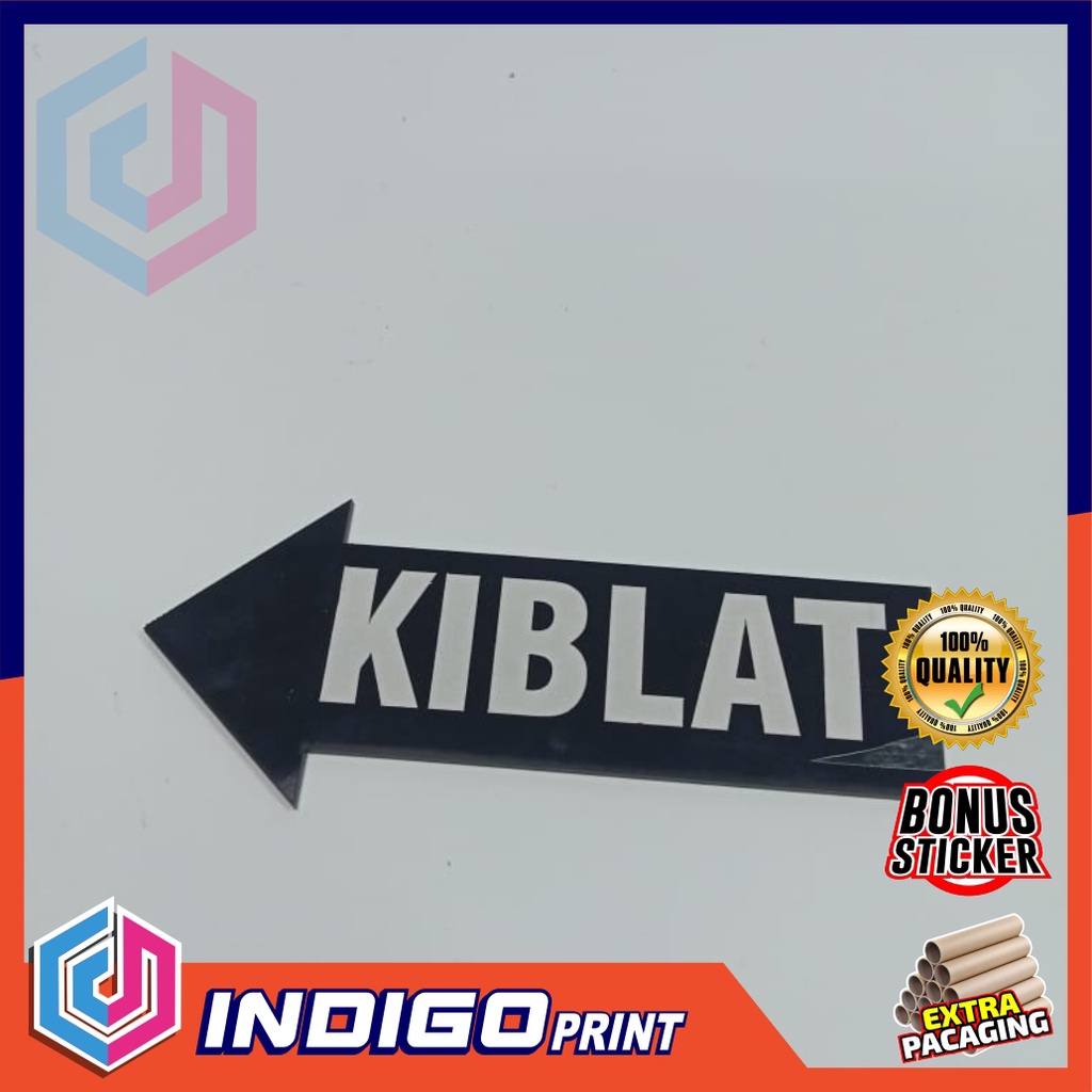 Jual Sign Akrilik Acrylic Kiblat Shopee Indonesia