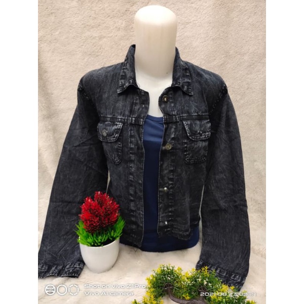 Jual JAKET BIONDY JINS DENIM WANITA CEWEK JAKET JEANS TERBARU MURAH