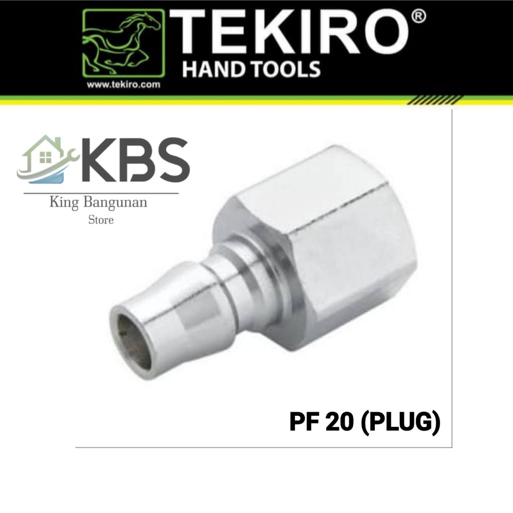 Jual TEKIRO QUICK COUPLER ANGIN PF 20 PLUG SAMBUNGAN SELANG ANGIN