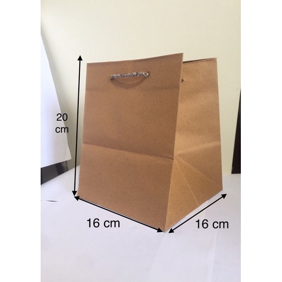 Jual Paperbag Polos Coklat X X Pxlxt Shopee Indonesia