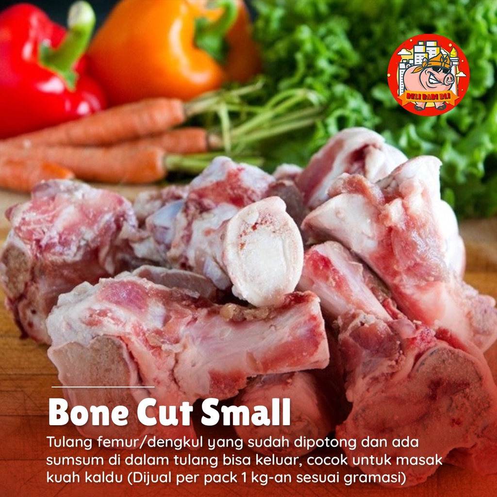 Jual PORK FEMUR BONE CUT TULANG PAHA BABI BALI POTONG UNTUK KALDU BROTH