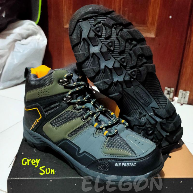 Jual River Sepatu Trekking Gunung Airprotec River Grey Sun Original Air