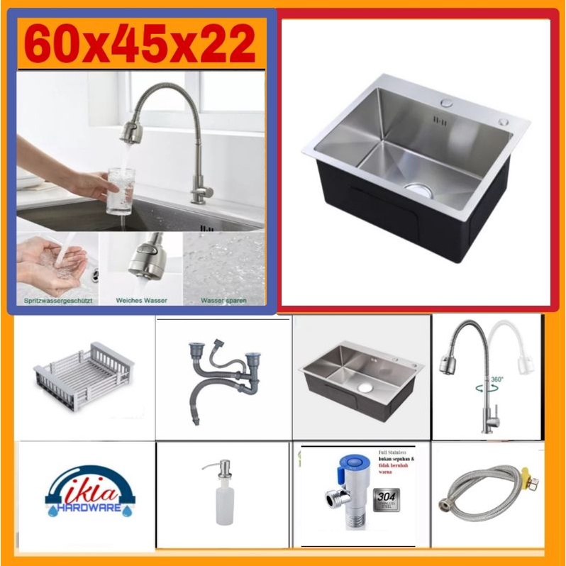 Jual Paket Lengkap Kitcen Sink Jkm Onan Inobe Goldhand Stainless