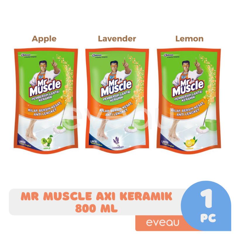 Jual Mr Muscle Axi Pembersih Lantai Keramik Aroma Apel Apple Lavender